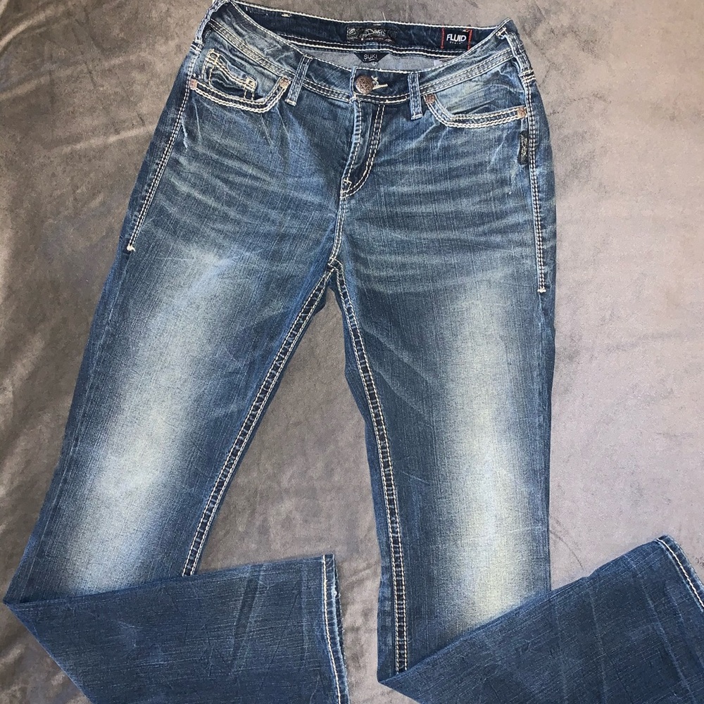 Silver jeans